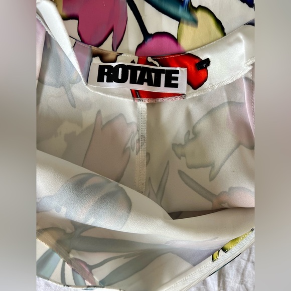 Rotate by Birger Christensen Printed Midi Skirt Size Small - Picture 4 of 4